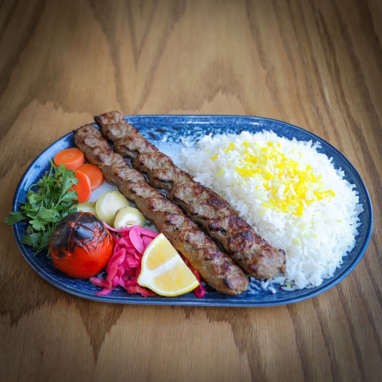 چلو کباب کوبیده